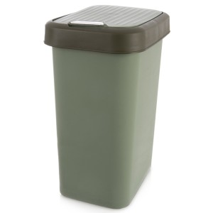 Kosz na śmieci plastikowy zielony 25 l