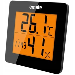 STACJA POGODY ZEGAR POMARAŃCZOWA B0135