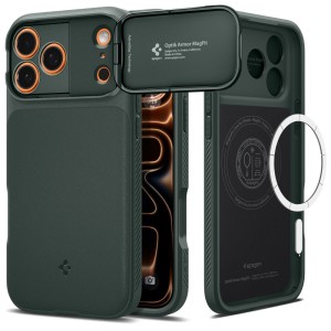 SPIGEN OPTIK ARMOR MAG MAGSAFE IPHONE 17 PRO MAX ABYSS GREEN
