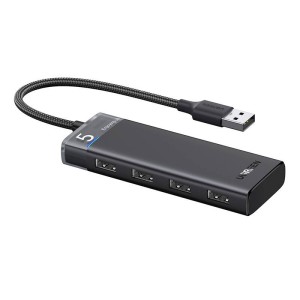 Hub USB UGREEN CM653 4-portowy (szary)