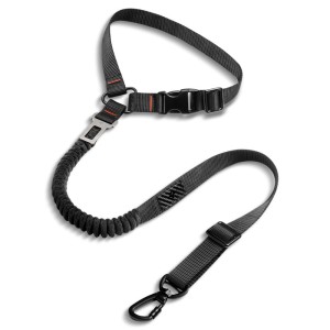 SPIGEN PS100 UNIVERSAL CAR SEAT BELT HOLDER FOR PETS BLACK