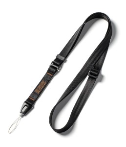 RINGKE LANYARD STRAP CROSSBODY BLACK