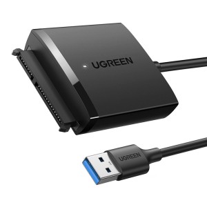 Adapter dysku UGREEN SATA-USB 3.0 2.5/3.5" (czarny)