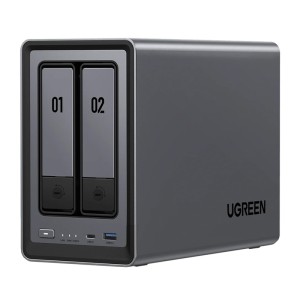 Serwer plików NAS Ugreen DXP2800, 2-dyskowy, Intel N100, 8GB DDR5, 2.5GbE, 4K HDMI