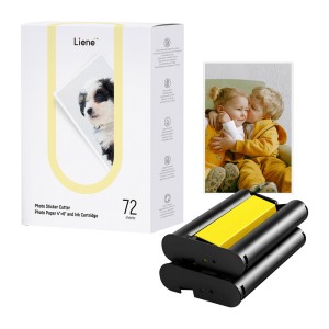 Papier do drukarki Liene PixCut 4x6", 72szt