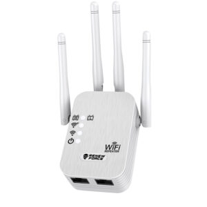 Wzmacniacz sygnału Wi-Fi repeater 2.4G booster duży zasięg 4 anteny MOCNY