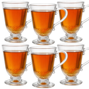 6x Szklanki DO KAWY HERBATY > 315ml < picia napojów zestaw komplet szklanek