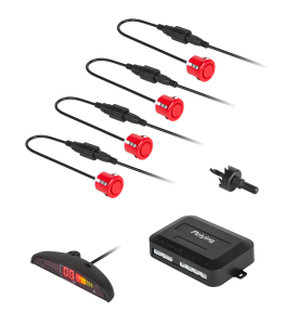 Czujniki parkowania cofania tył LED IP67 Peiying wyświetlacz LED 4 sztuki