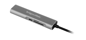 Adapter HUB USB typu C na HDMI/USB3.0/SD/MicroSD/C port rozdzielacz