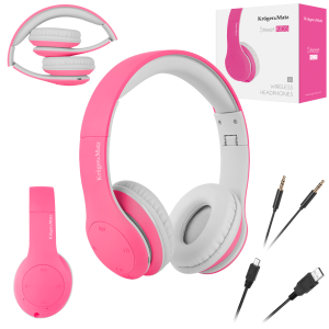 Słuchawki bezprzewodowe bluetooth BT dla dzieci  mikrofon KrugerMatz Street