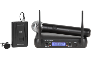 Mikrofon VHF Azusa WR-358LD z dwoma mikrofonami + klip