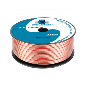 Kabel głośnikowy CCA 1.0mm  10M Cabletech