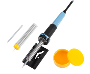 Zestaw lutowniczy lutownica Kemot 30W grot cyna pasta