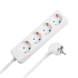 Przedłużacz listwa zasilająca 1,5m 4 gniazda 3x1,0mm2 Rebel