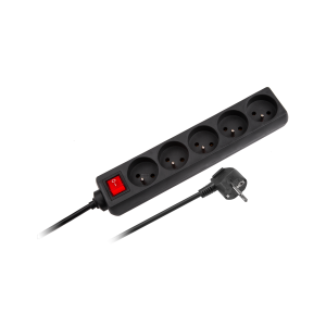 Przedłużacz listwa zasilająca 3m 5 gniazda 3x1,5mm2 Rebel