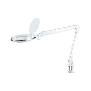 Lampa warsztatowa z lupą kosmetyczna 60x LED 5dpi 10W 6500K regulacja Rebel