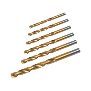 Zestaw wierteł do metalu stali tworzyw wiertła HSS 6 sztuk 2-8 mm Rebel