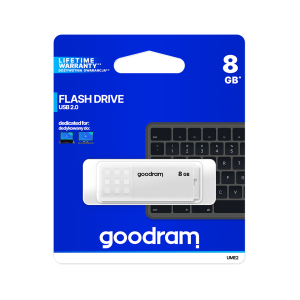 Pendrive Goodram 8 GB USB 2.0 biały