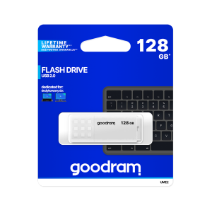 Pendrive Goodram USB 2.0 128GB biały