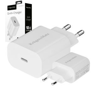 Ładowarka sieciowa USB-C PD QC 3.0 18W KrugerMatz
