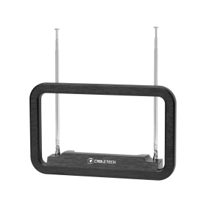 Antena pokojowa DVB-T2 TV DAB+ FM filtr LTE wewnętrzna aktywna Cabletech
