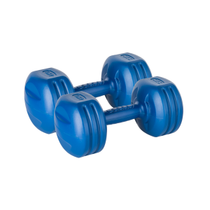 Hantelki bitumiczne hantle 2x4kg zestaw hantli do ćwiczeń REBEL