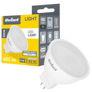 Żarówka lampa Led Rebel 6W MR16 4000K 12V