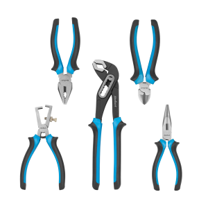 Zestaw uniwersalny szczypce kombinerki 5szt.Rebel