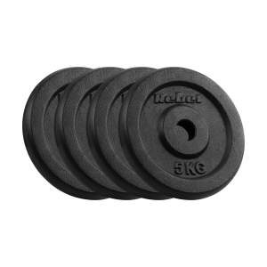 Obciążenie żeliwne zestaw 4x5kg 20kg otwór 31mm talerz klasyczne Rebel