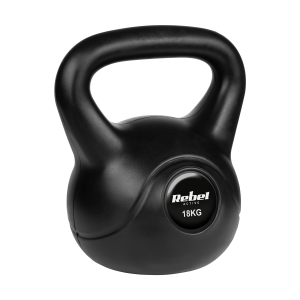 Kettlebell 18kg kettle hantel obciążenie odważnik kula do ćwiczeń ABS Rebel