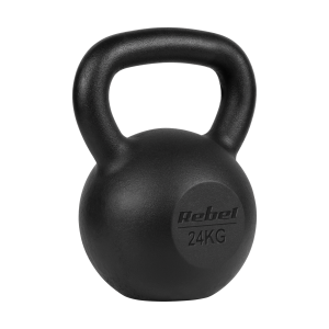 Kettlebell żeliwny 24kg kettle hantel obciążenie odważnik do ćwiczeń Rebel