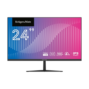 Monitor LED bezramkowy Kruger&Matz 24" FullHD 100Hz IPS HDMI głośniki