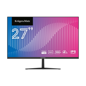 Monitor LED bezramkowy Kruger&Matz 27" FullHD 100Hz IPS HDMI głośniki