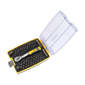 Klucz grzechotka + 80 bitów zestaw Rebel solidny mocny