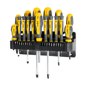 Zestaw śrubokrętów Rebel 11szt wytrzymałe zestaw magnetyczne stojak