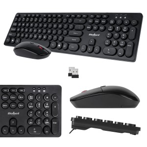 Zestaw bezprzewodowy klawiatura i mysz Rebel WS400 USB 2.0 sensor optyczny