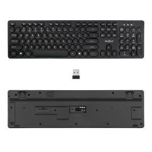 Klawiatura bezprzewodowa Rebel WK100 klawisze membranowe USB 2.0