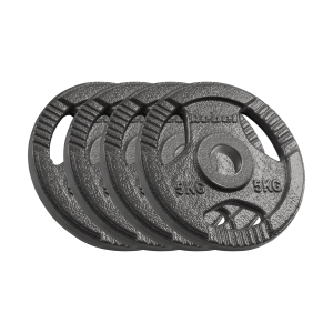 Obciążenie żeliwne zestaw 4x5kg otwór 51mm talerz z uchwytami Rebel