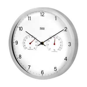 Zegar ścienny 30 cm z termometrem i hydrometrem