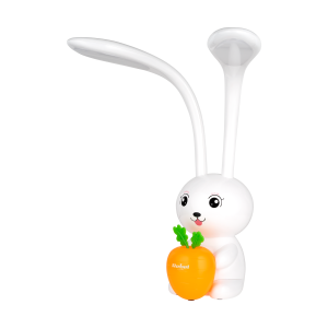 Lampka na biurko dla dzieci biurkowa LED KRÓLIK 3 barwy regulacja Rebel