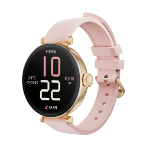 Smartwatch KIESLECT Pura Gold 1,19" AMOLED Bluetooth 5.2 IP68