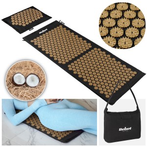 Mata zdrowotna ECO do akupresury z kolcami zestaw z poduszką Rebel 110x42cm