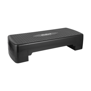 Step do aerobiku fitness 2 stopnie 68cm czarny Rebel stepper podest schodek