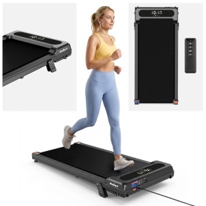 Bieżnia elektryczna domowa do treningu lekka pilot wyświetlacz LED Rebel