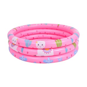 Basen dmuchany pompowany dla dzieci SUNCLUB różowy
