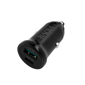 Ładowarka samochodowa 30 W USB + USB typu C z funkcją PowerDelivery i QuickCharge