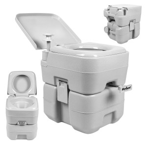 Toaleta turystyczna przenośna ze spłuczką mobilne WC 20L/12L Rebel