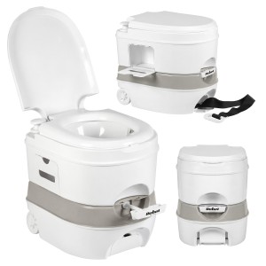 Toaleta turystyczna przenośna ze spłuczką mobilne WC 24L/20L Rebel