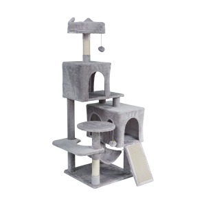 Drapak dla kota legowisko zabawka domek wieża budka wysoka 137 cm Rebel