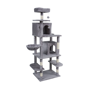 Drapak dla kota legowisko zabawka domek wieża budka wysoka 173 cm Rebel